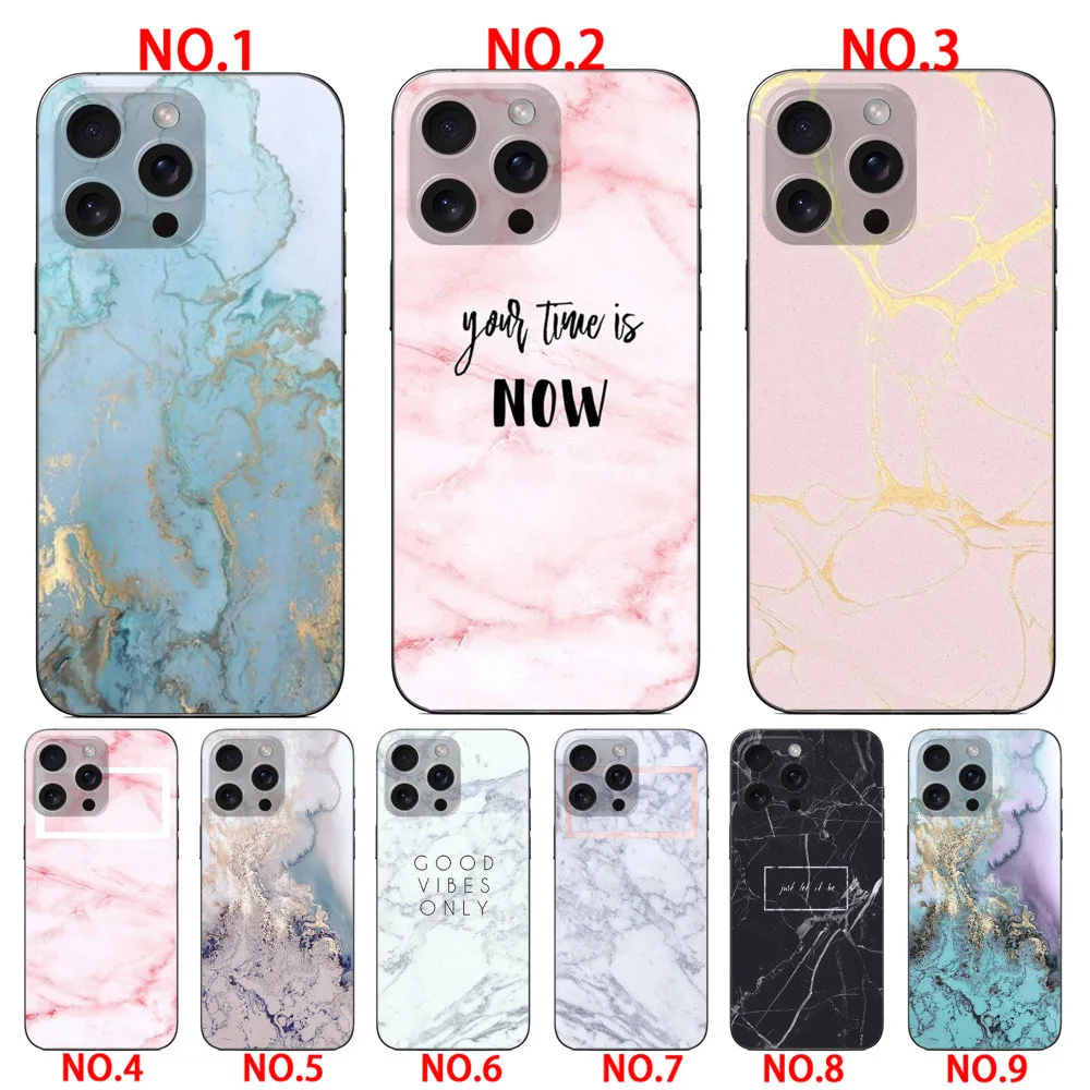 Colorful Marble Stone phone case  for iPhone 14 14 Plus 14 Pro 14 Pro Max 15 15 Plus
