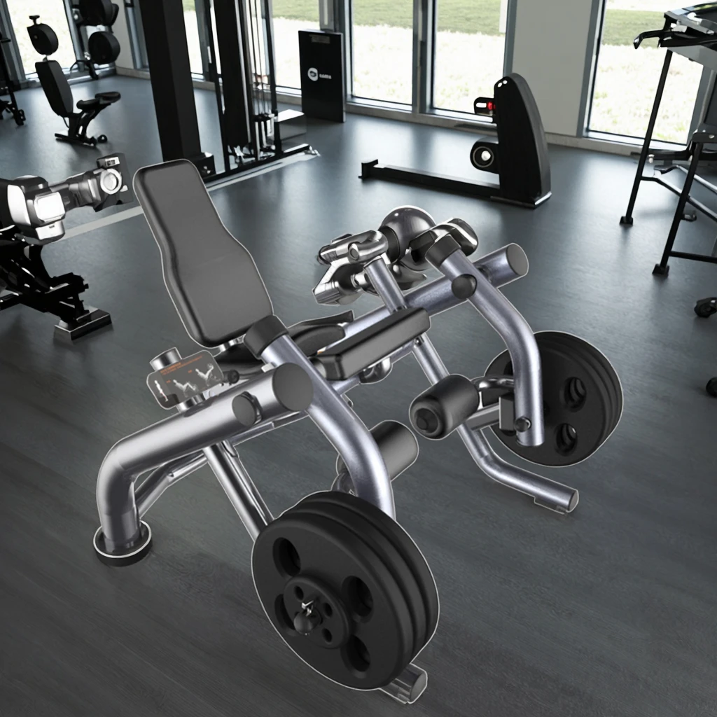 Platenbelaste beenextensieappa - Home Gym Leg Extension recensie en prijs