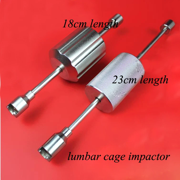 Orthopedics instrument spinal system use ram hammer lubar cage impactor orthopedist use instrument18cm/23cm