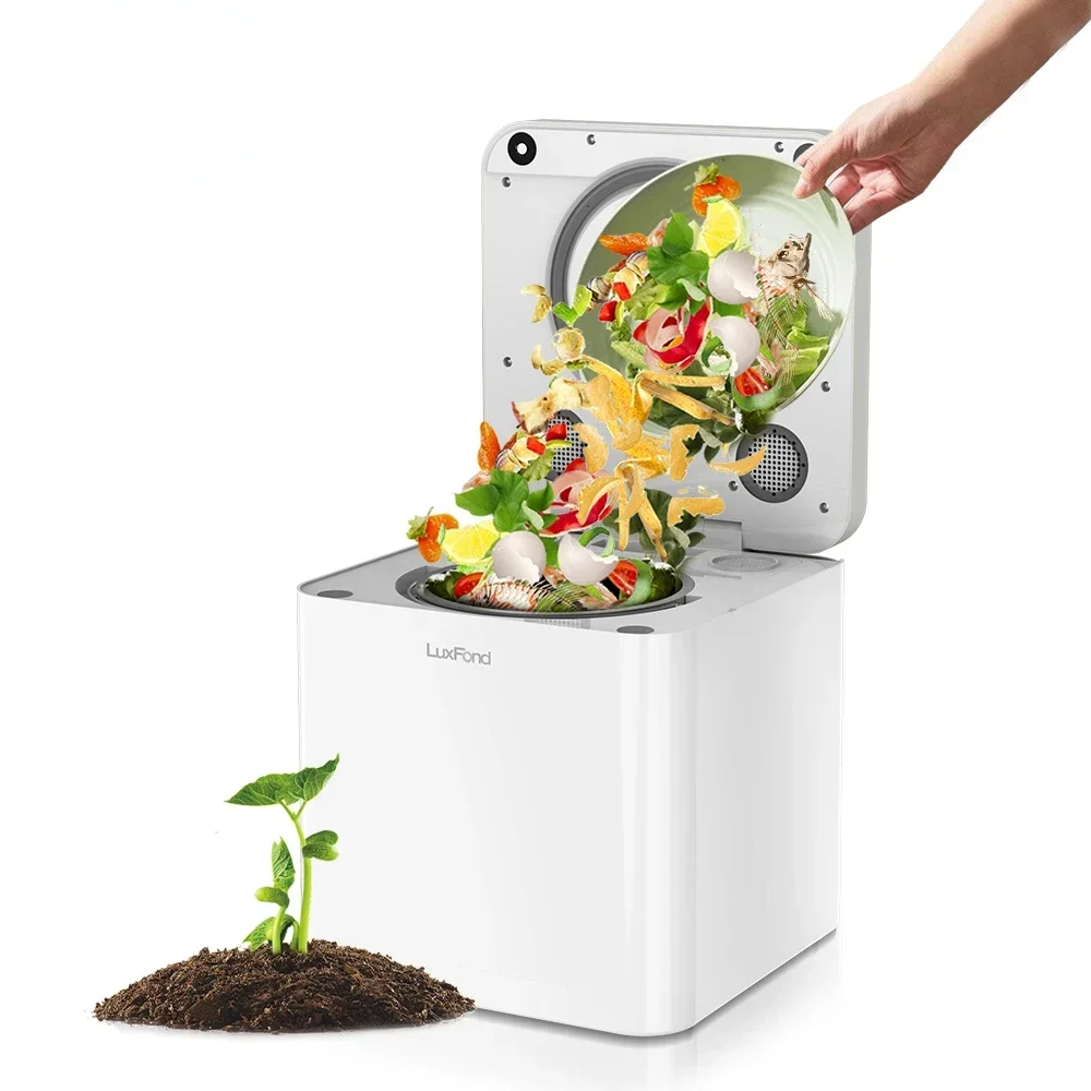 Smart Home Electric Food Waste Composter for Kitchen Countertop - Rapid Composting, Odor Control, and For Global Market