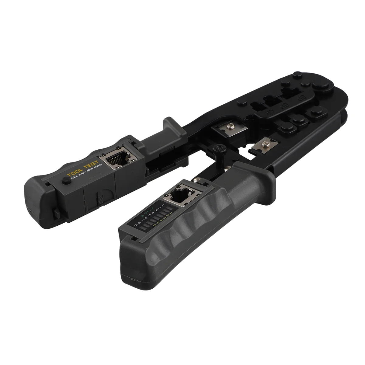 

AC37-RJ45 щипцы сетевой кабель тестер режущий инструмент для Cat7 Cat6 Cat5 RJ11 RJ12 RJ45 щипцы металлический зажим