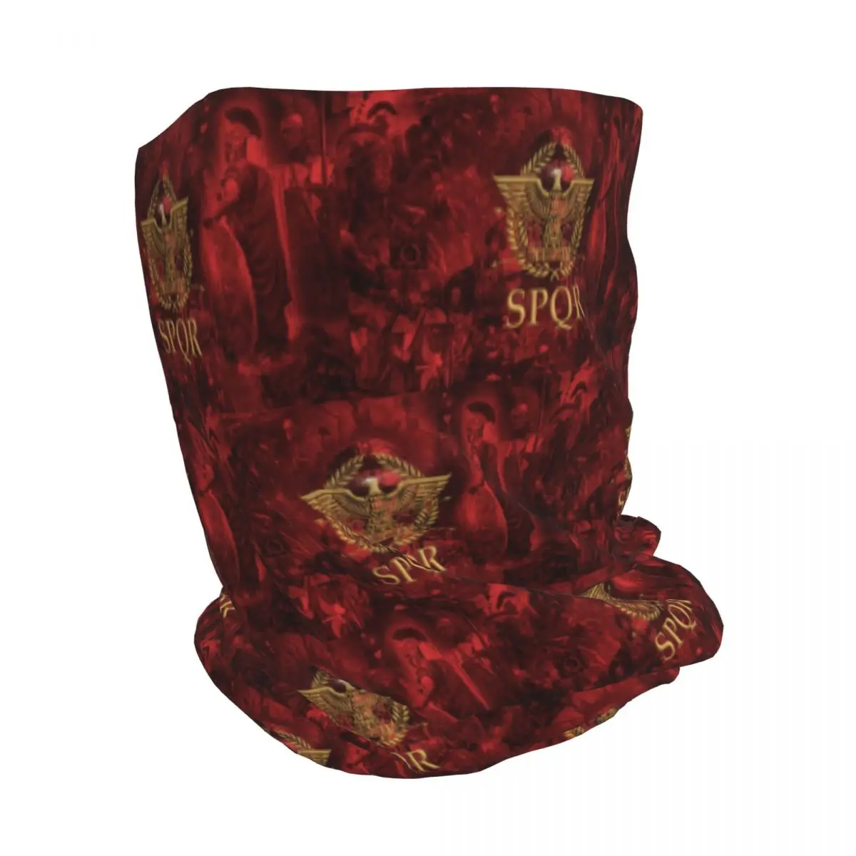 Gold Roman Imperial Eagle SPQR Bandana Neck Cover Wrap Scarf Multi-use Headband Beanies Hat for Men Women Adult Washable