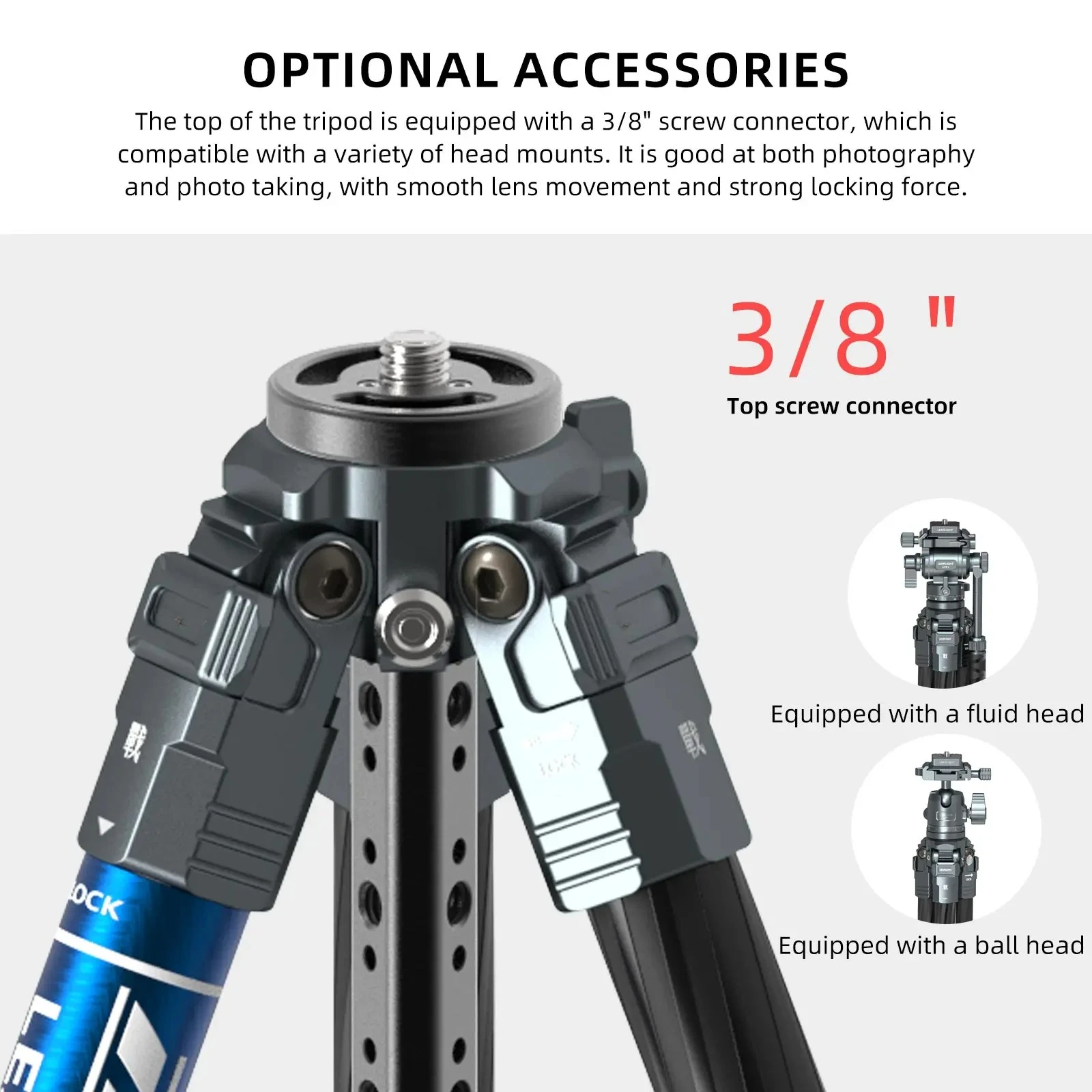 150CM Carbon Fiber Tripod for DSLR Mirrorless Camera with Expandable Aluminum Central Axis Mount