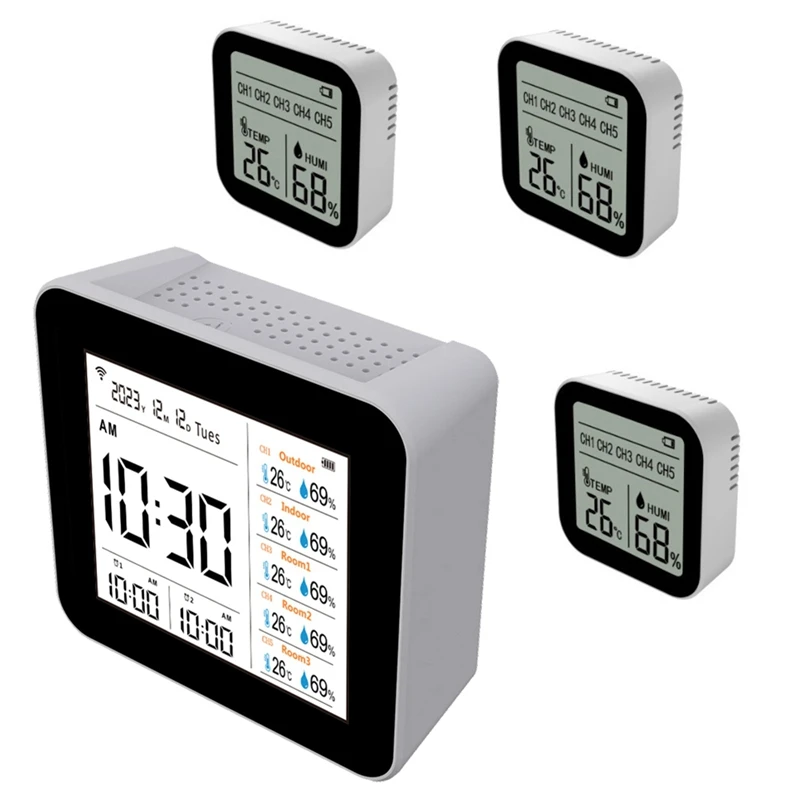 JABS 2C012,13 In 1 Tuya WIFI Air Quality Detector CO2,CO,PM2.5 Formaldehyde TVOC Temperature And Humidity