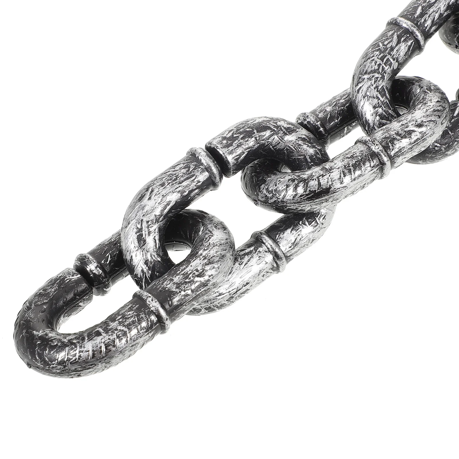 هالوين البلاستيك سلسلة 151.5 سنتيمتر سلاسل وهمية الدعائم وصلات بلاستيكية زاحف زي حفلة الديكور القراصنة زينة الحفلات #2