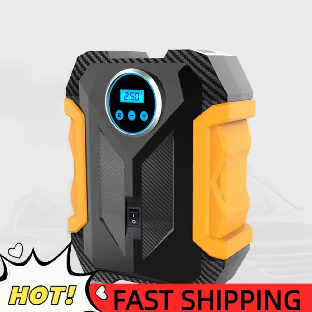 

Портативный автомобильный насос 150PSI с цифровым дисплеем, электрический компрессор для автомобилей, велосипедов и мячей