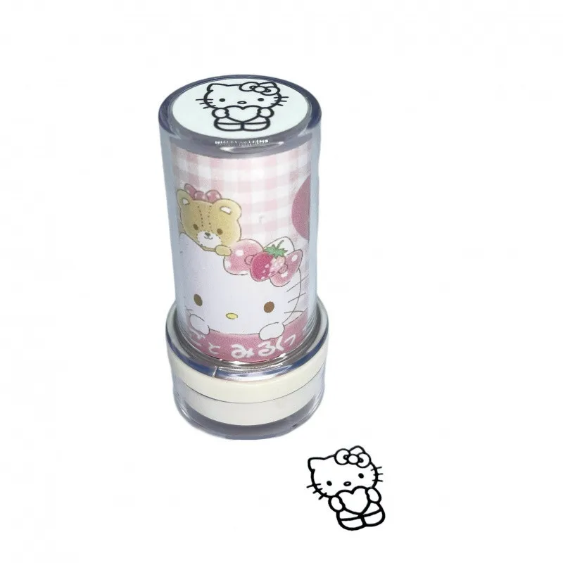 Hellokitty ختم الكرتون عالية القيمة اليد الباب DIY الزخرفية ختم صورة الحرفية لوازم شعار مخصص زيت الطباعة