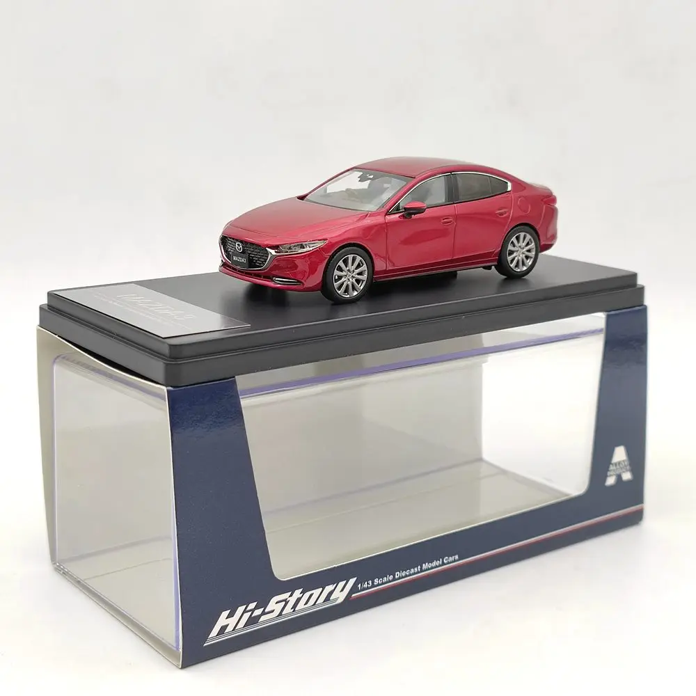 

Hi-Story 1/43 2019 For MAZDA 3 MAZDA3 SEDAN Red HS259RE Diecast Model Car Limited Collection Auto Toys Gift