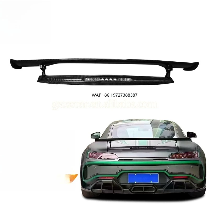 

New GTR PRO style car spoiler, carbon fiber rear spoiler for -GT C190 rear fender