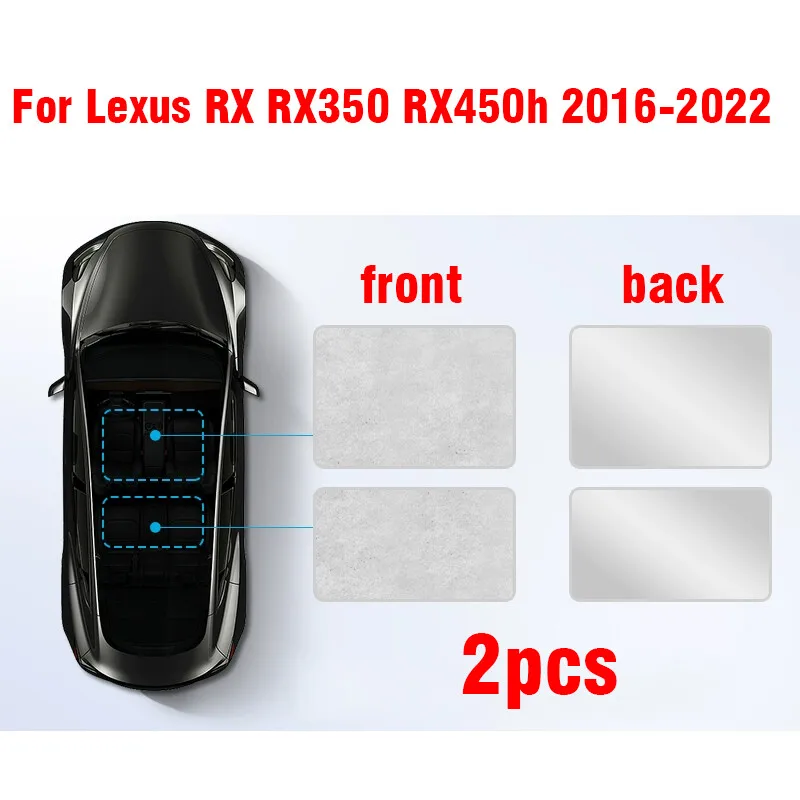 

Top Skylight Roof Sunshade Sunroof Window Glass For Lexus RX RX350 450h 2016-22