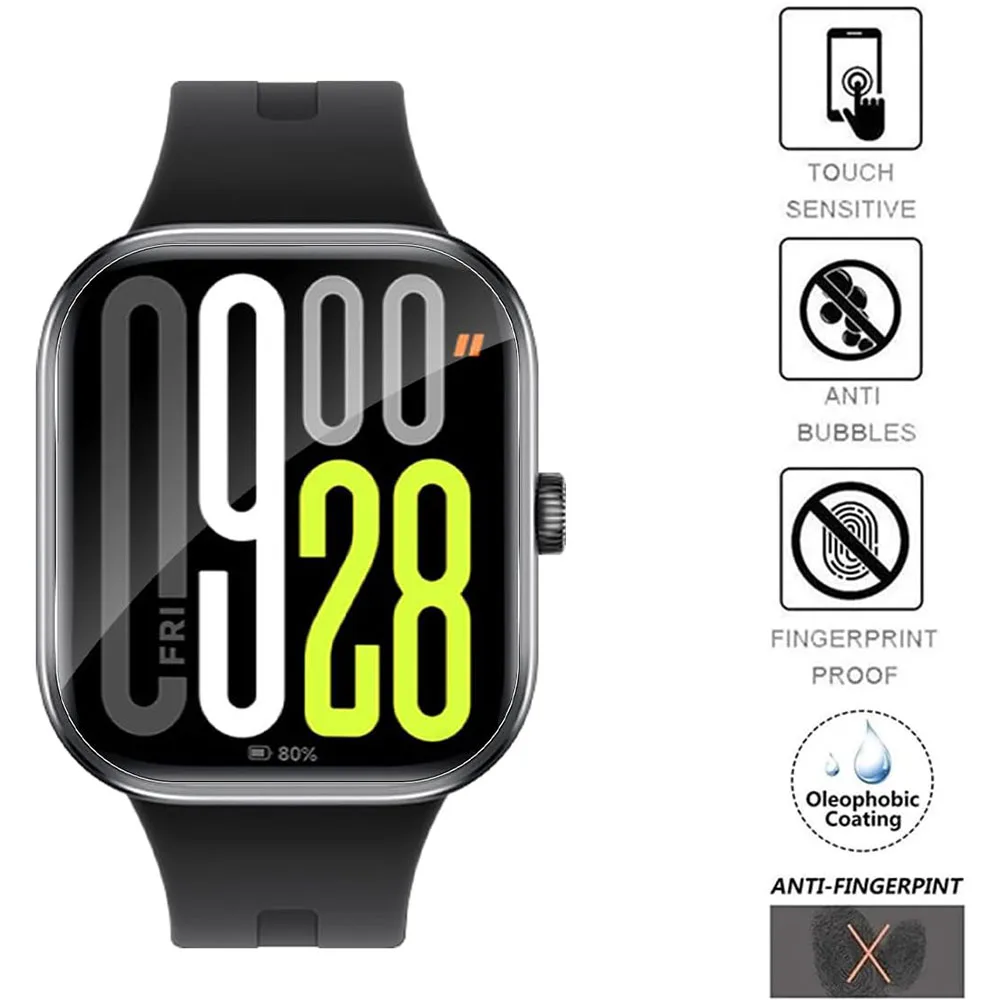 1-5PCS Soft Hydrogel Films for Redmi Watch 5 Active Lite 4 Full Coverage Clear Smartwatch Screen Protector Guard Accessories image 4