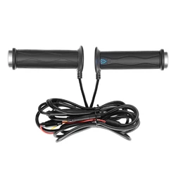 Electric Heated Motorcycle Handlebar Grips Heated Hand Grips 5 Gear Temperature Control Waterproof Design Simple Install