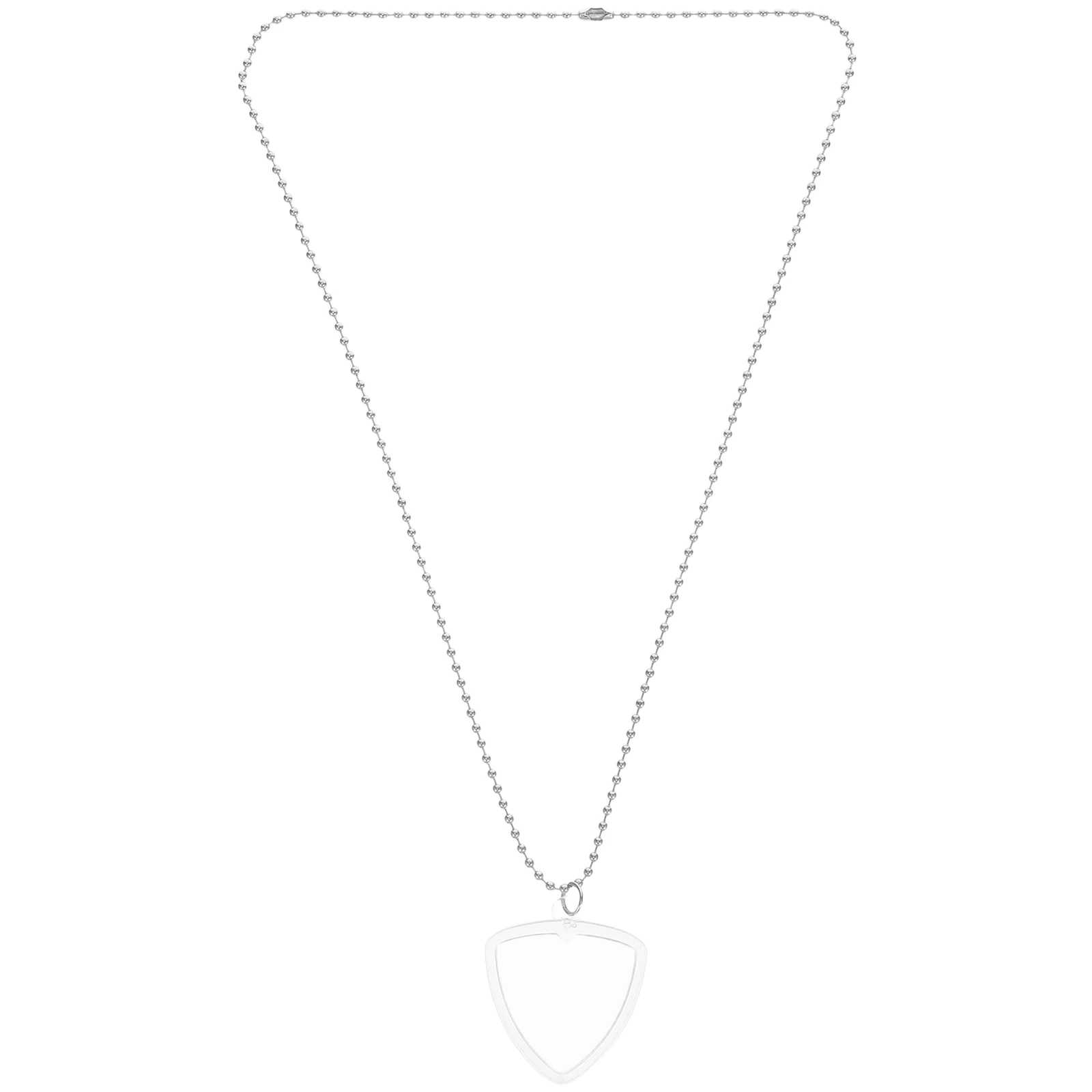 

Guitar Pick Storage Box Picks Necklace Display Holder Portable Pendant Organizer Plastic Case for