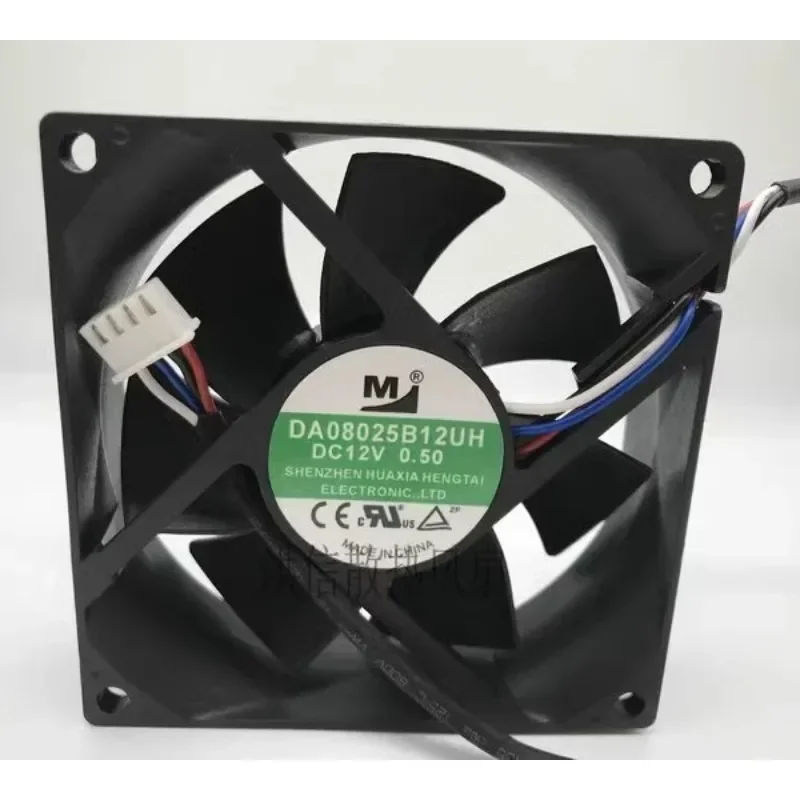 New CPU Fan DA08025B12UH DC12V 0.50A 8CM Cooling Fan 8025 80*80*25MM