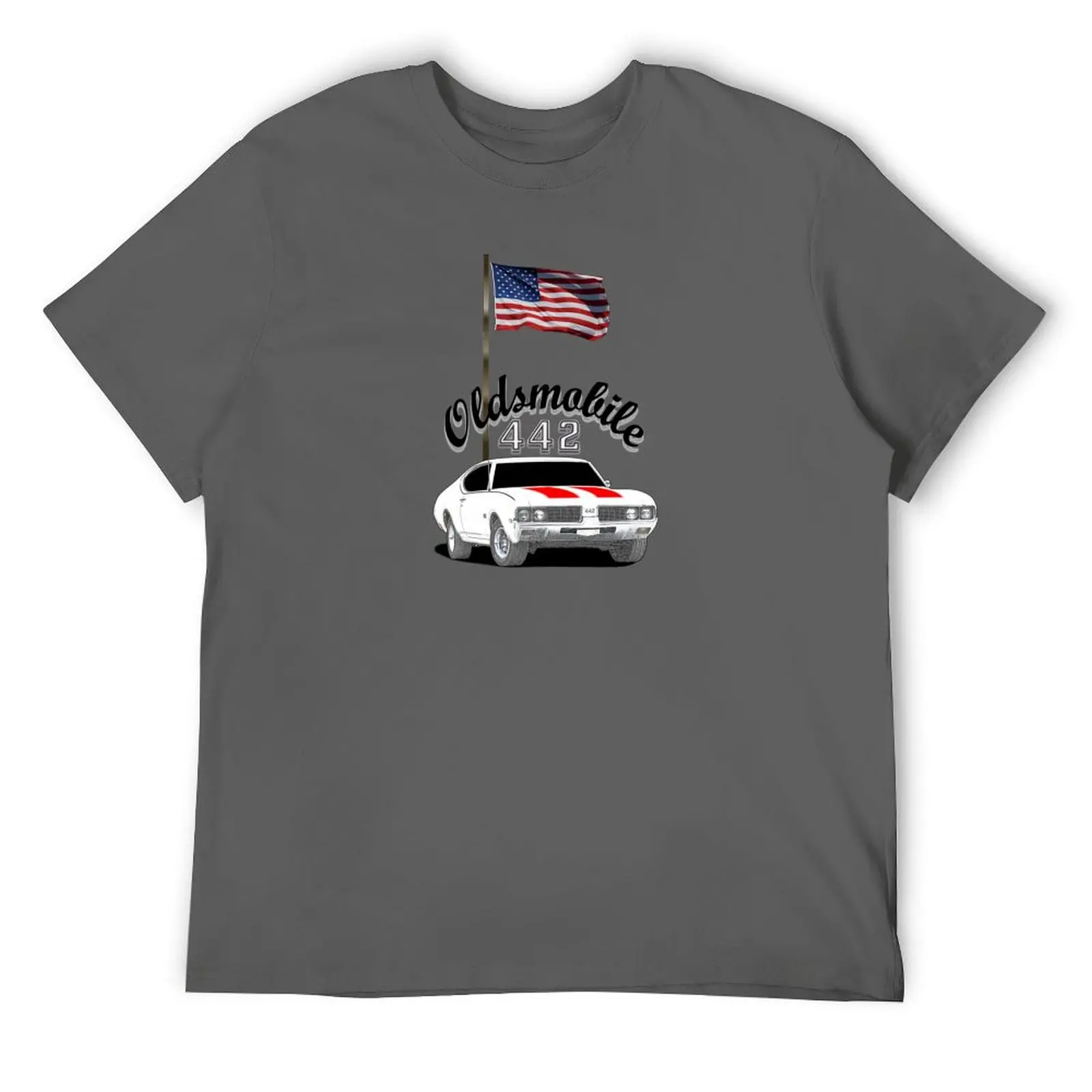 

OLDSMOBILE 442 T-Shirt quick-drying graphic t shirt vintage men tshirt