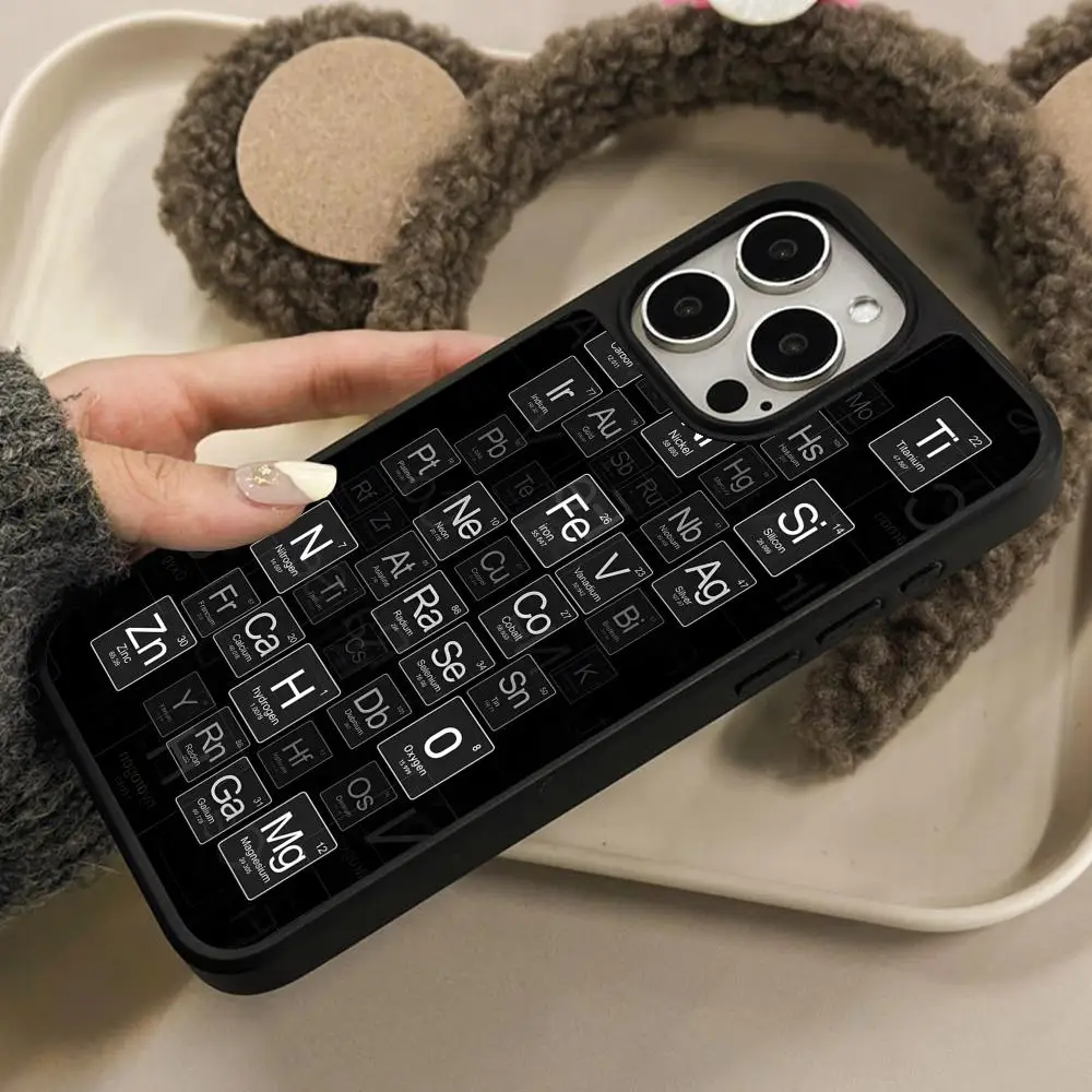 

Chemistry Painting Mobile Phone Case for iPhone 17 16 15 14 13 12 11 Air Pro Max Plus Matte Surface Colorful Cover Cover Luxury