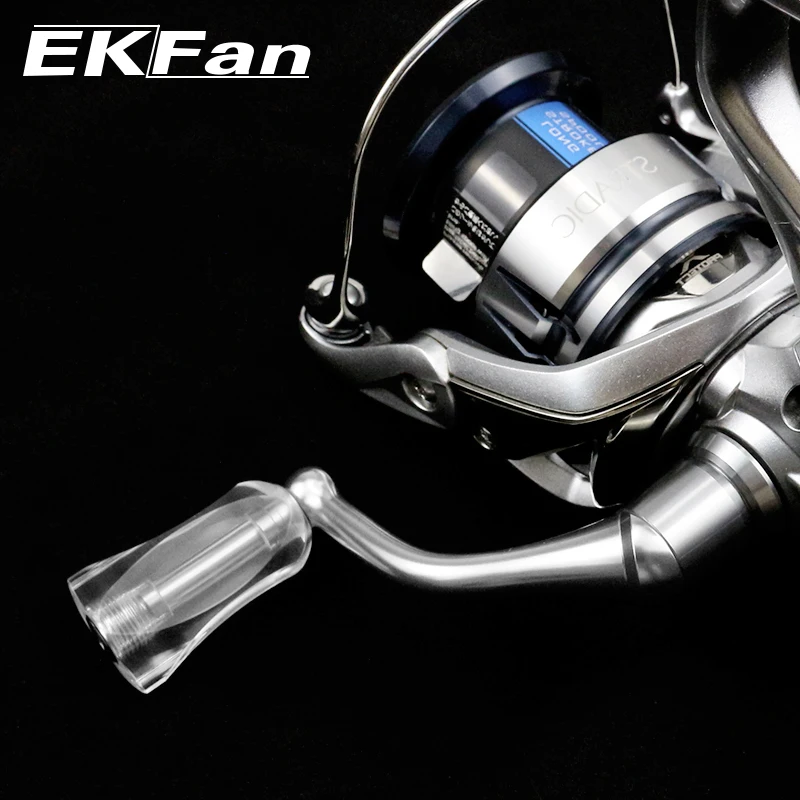 EKFan 1 Stück Ultraleichter MINI Angelrollenknopf aus Acryl für A/S/D mit 7*4*2,5mm Lager, DIY-Teile für Spinn- und Baitcasting-Angelrollen – Detail 10