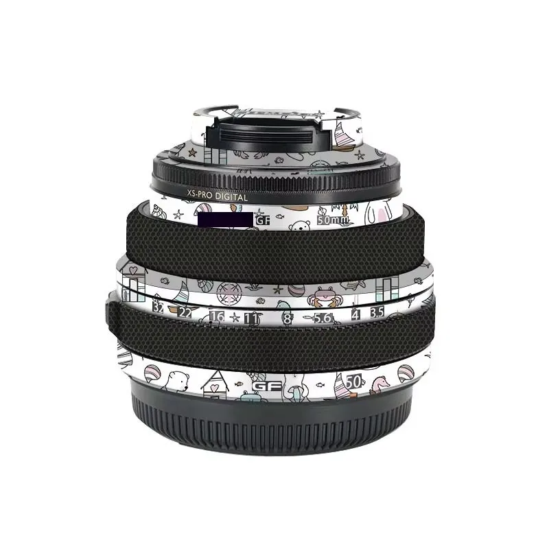 

Для FUJIFILM GF 50 мм F3.5 R LM WR наклейка на объектив защитная наклейка на кожу виниловая пленка защитная пленка от царапин GF50