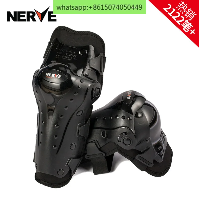 NERVE motorcycle riding knee and elbow protection, complete set of off-road anti fall, windproof and motorcycle travel equipment