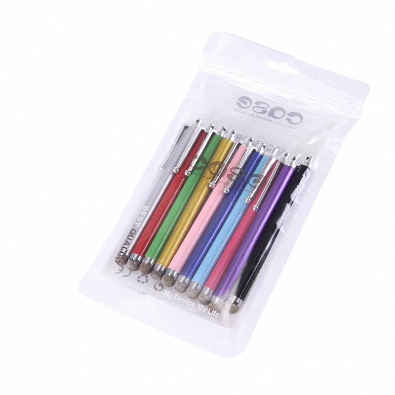 Caneta Stylus Capacitiva Universal Touchscreens de Alta Precisão, Compatível com iOS, Android, Kindle, iPad, iPhone, Tablets, 10pcs por conjunto