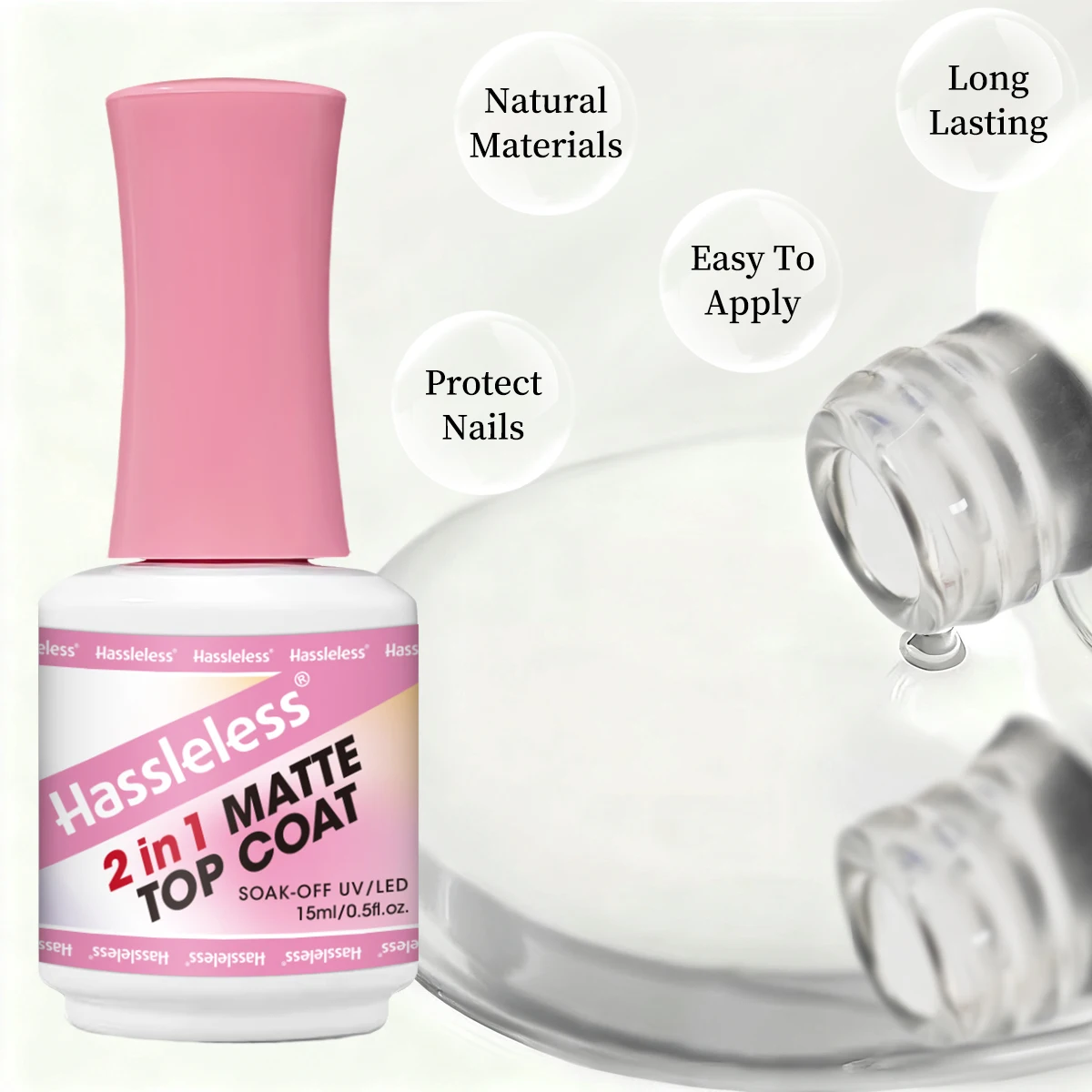 Hassleless 15ml Pacote Único 2 - Gel Refill Pack avaliação e preço