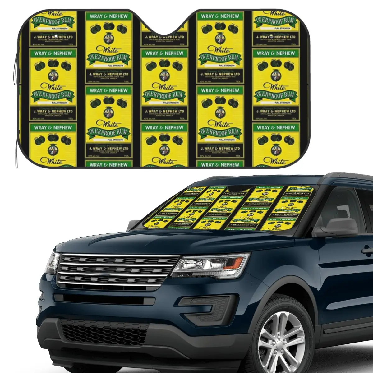 

Солнцезащитный козырек Wray And Nephew, лобовое стекло автомобиля, переднее лобовое стекло, солнцезащитный козырек, аксессуары, чехлы