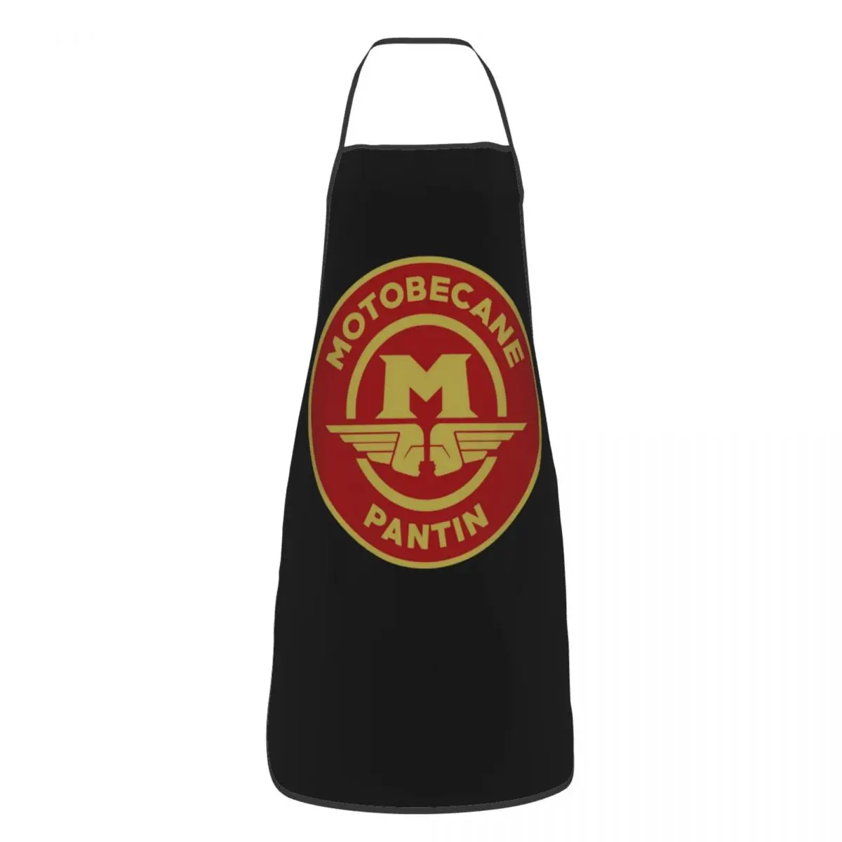 Motobecane Classic Motorcycle Pantin Aprons Chef Cooking Baking Tablier Sleeveless Bib Kitchen Cleaning Pinafore for Women Men