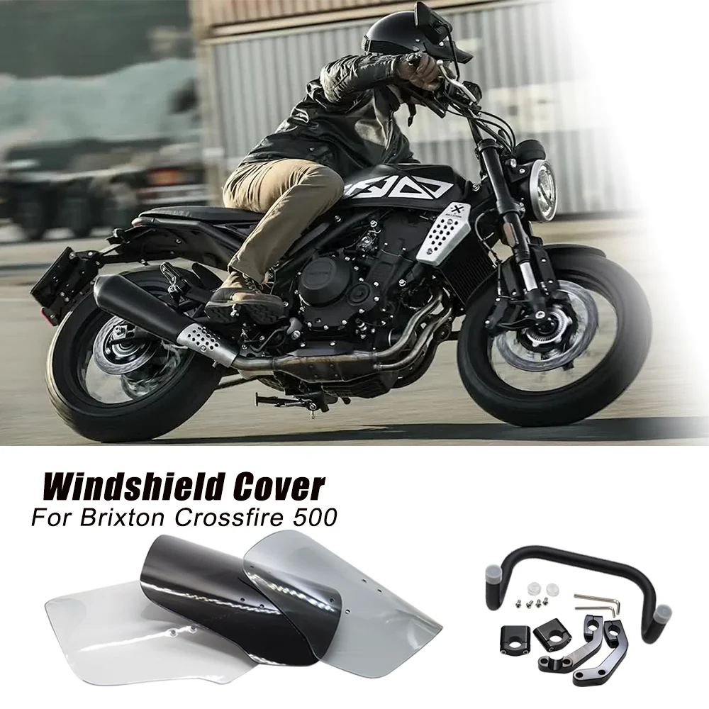 

For Brixton Crossfire 500 Sunshades Windshield Motorcycle Front Windshield