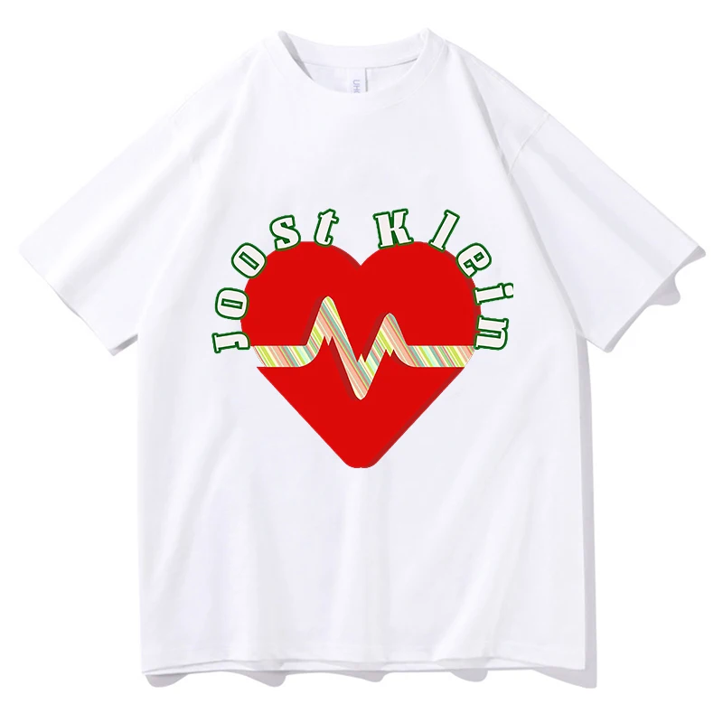 Joost Klein Heart T-Shirts Men Women Y2k Funny Oversized Short Sleeve Cartoon T shirt Unisex Fashion 100% Cotton Streetwear Tops