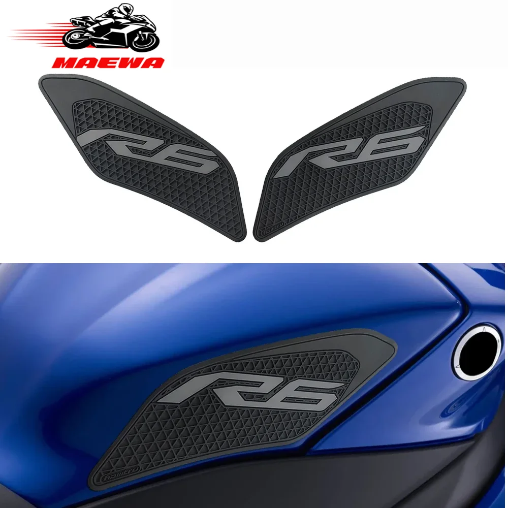 

Для Yamaha YZF R6 2017-2025 мотоциклетный топливный бак наколенник наклейка защита мотоцикла