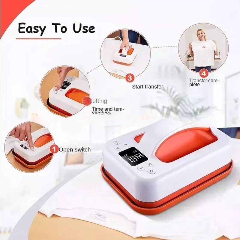 

New Handheld Small Hot Press Portable Digital Press Heat Press Machine