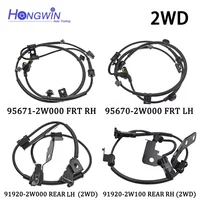 Nuevo Sensor ABS de velocidad de rueda delantera y trasera para 13-17 Hyundai Kia Santa Fe Sport Sorento 2WD/FWD 95670-2W000 95671-2W000 91920-2W100
