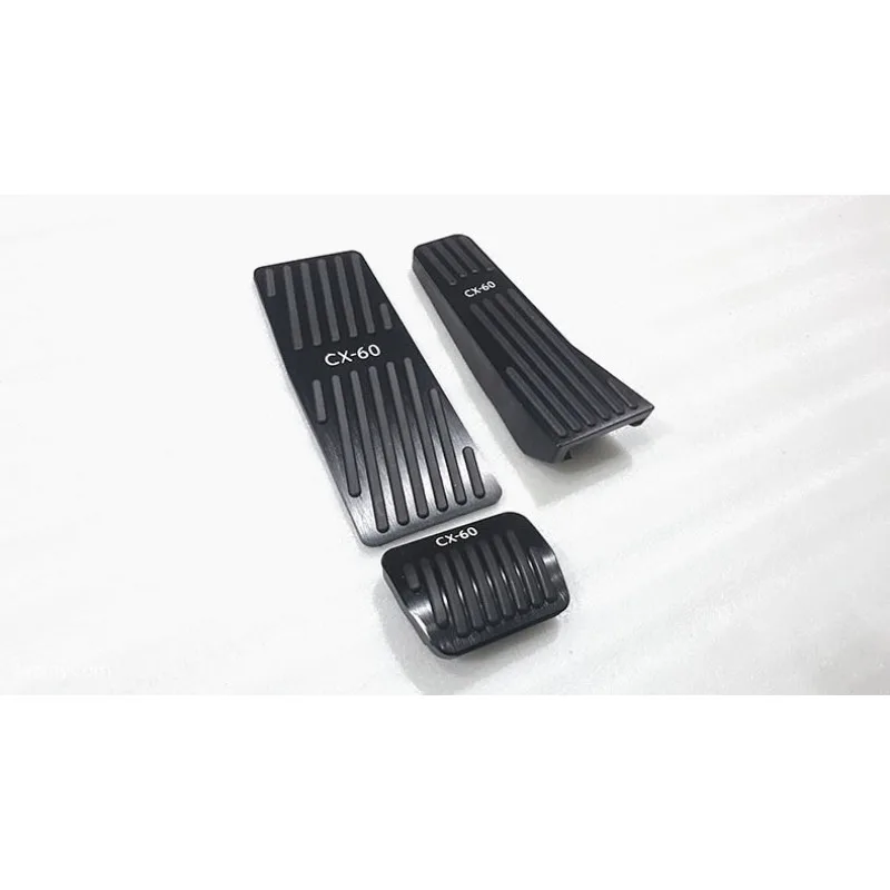 Car Accessories  FOR Mazda CX60 CX-60 2022 Fuel Brake Foot Rest pedals Plate Non slip Accelerator brake pedal Pads cover