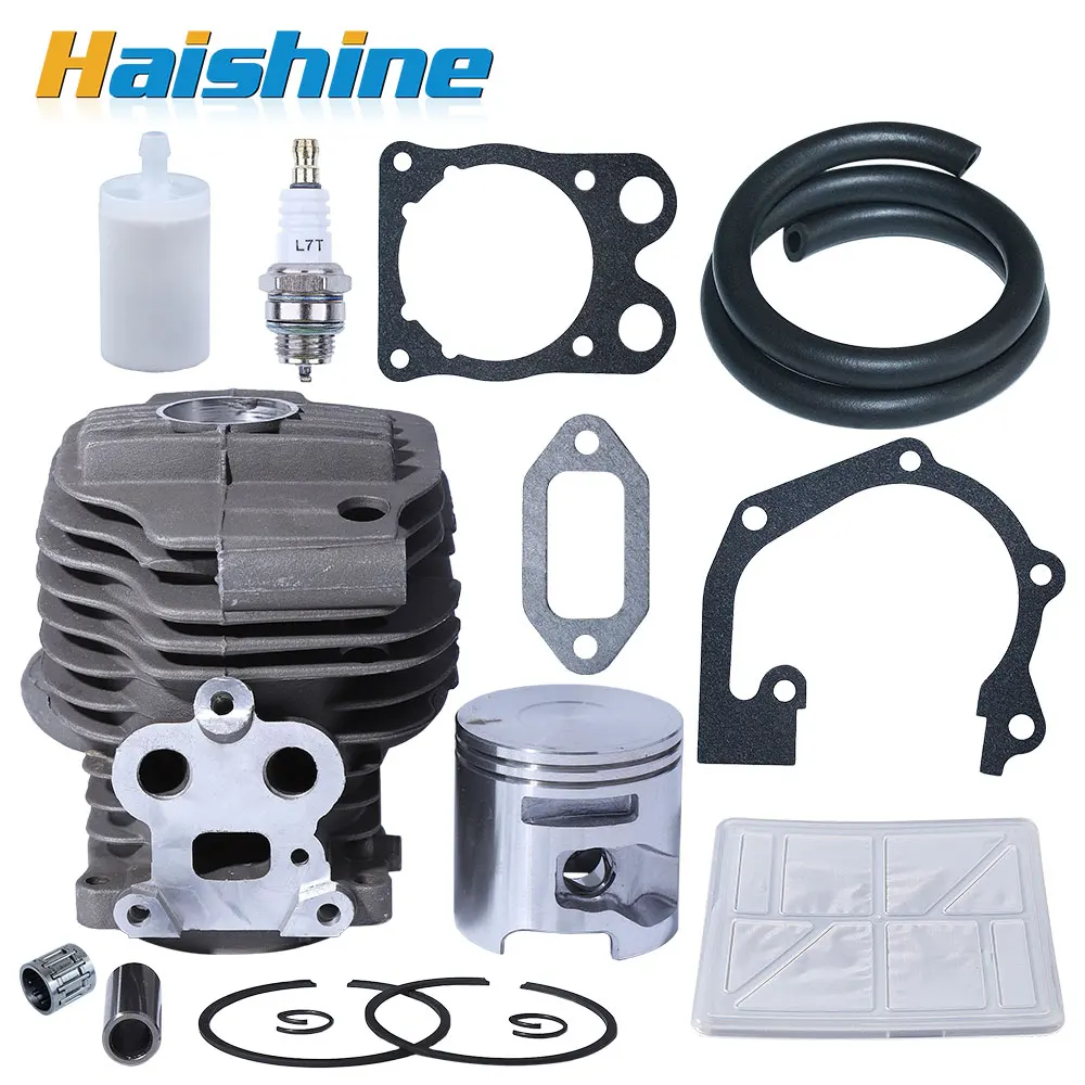 

51mm Cylinder Piston Kit For Husqvarna K750 K760 Cutoff Concrete Saw Engine with Air Filter Decompression Valve Oil Seal