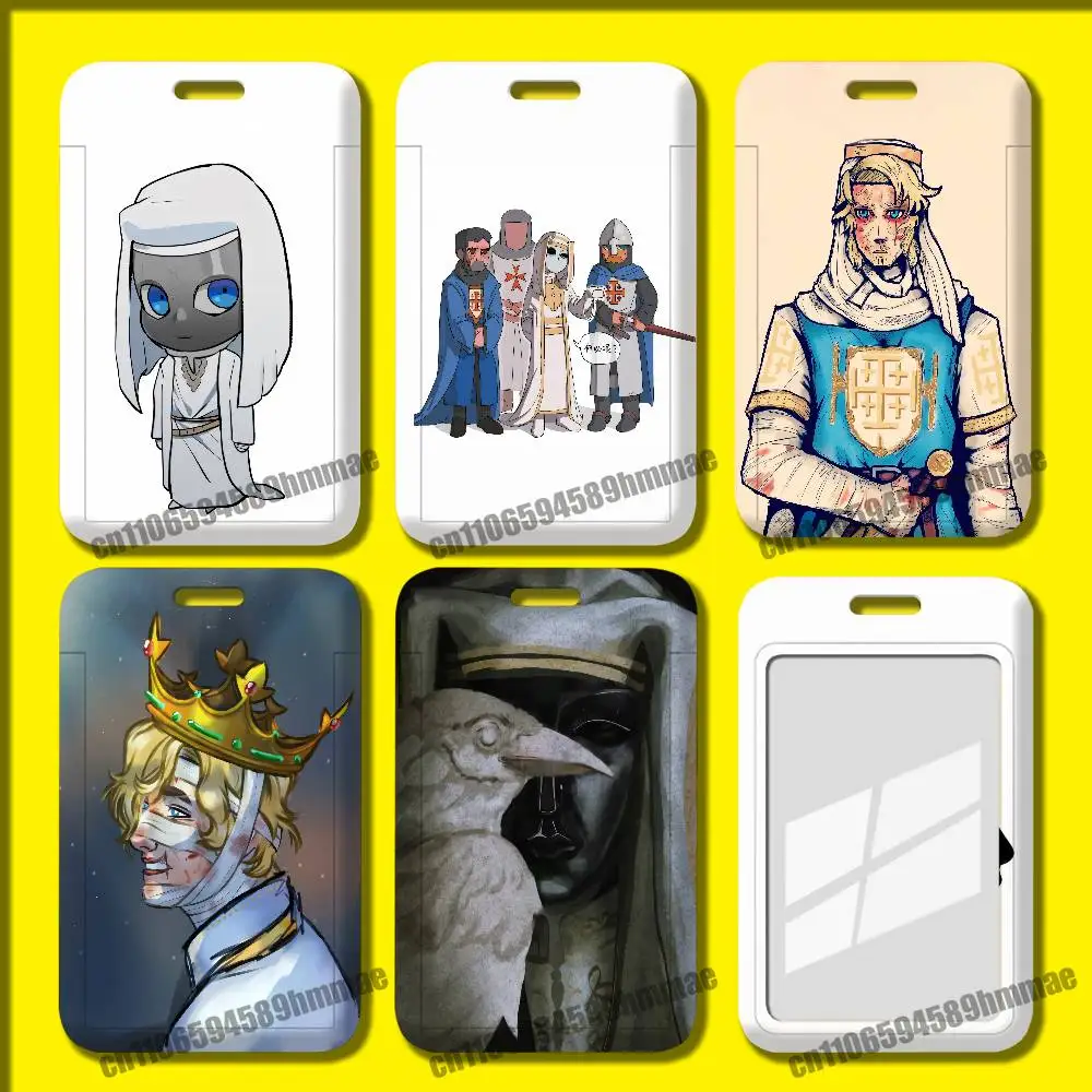 For Baldwin IV Former King of Jerusalem Employee ID Card Holder Office Badge Work Student Bank Credit Hard Holders Case Shell