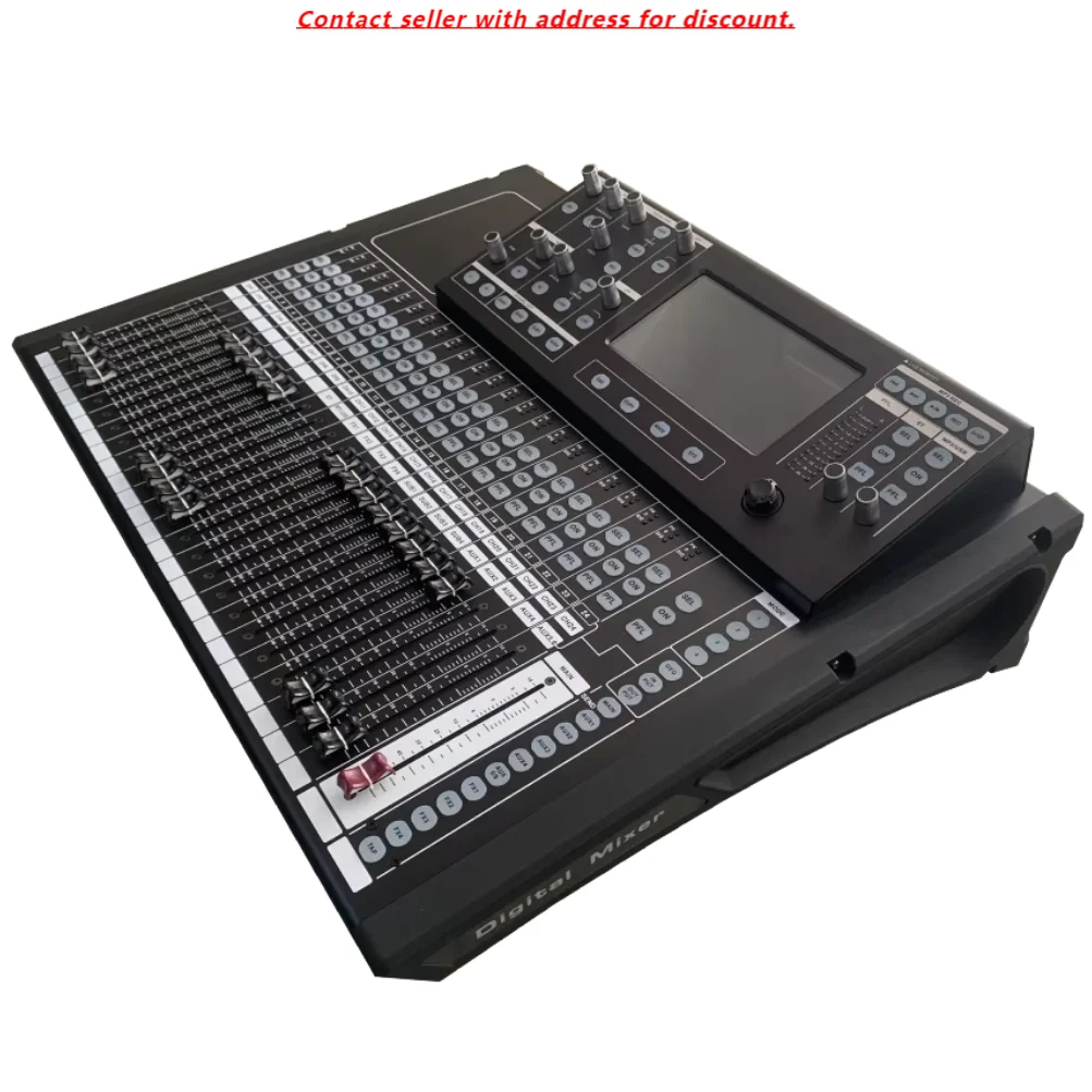 

TX-24 24CH Professional Audio Digital Mixer Console Dual DSP Effects Motorised Fader For Church Hot Product Audio Video Lighting