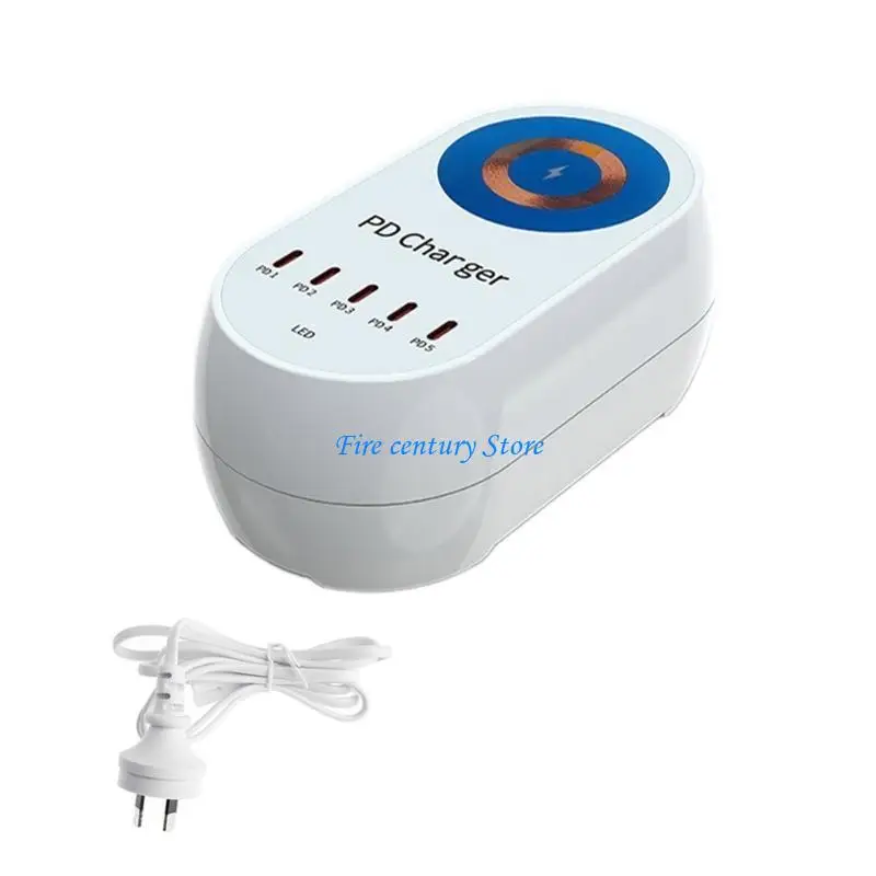 

J6PA USB C PD Несколько портовых зарядных устройств 140W Однопорт поддерживает зарядку до 100 Вт.