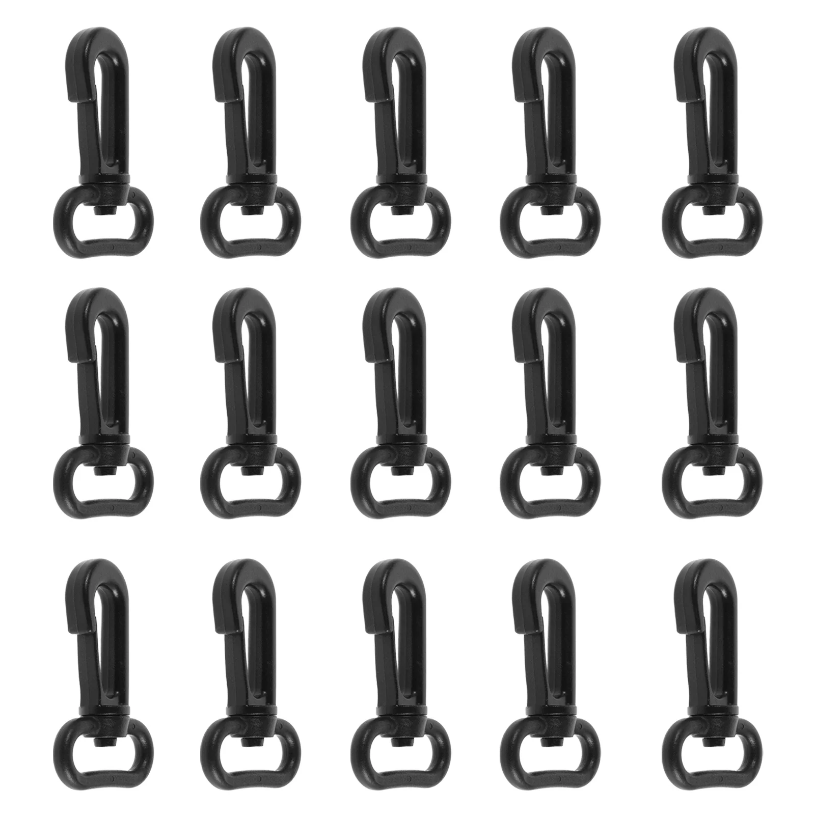 

15pcs Plastic Swivel Hooks 360 Degree Rotating Lobster Clasps For Bag Strap Buckle Purse Luggage Backpacks Diy Hardware Clasp
