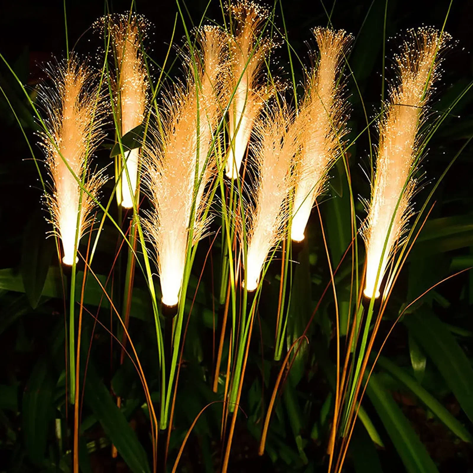 LED Solar Garten Lampe Im Freien Wasserdichte Reed Licht Rasen Hof Garten Weihnachten Dekoration Weg Beleuchtung Dekor Solar Power Licht