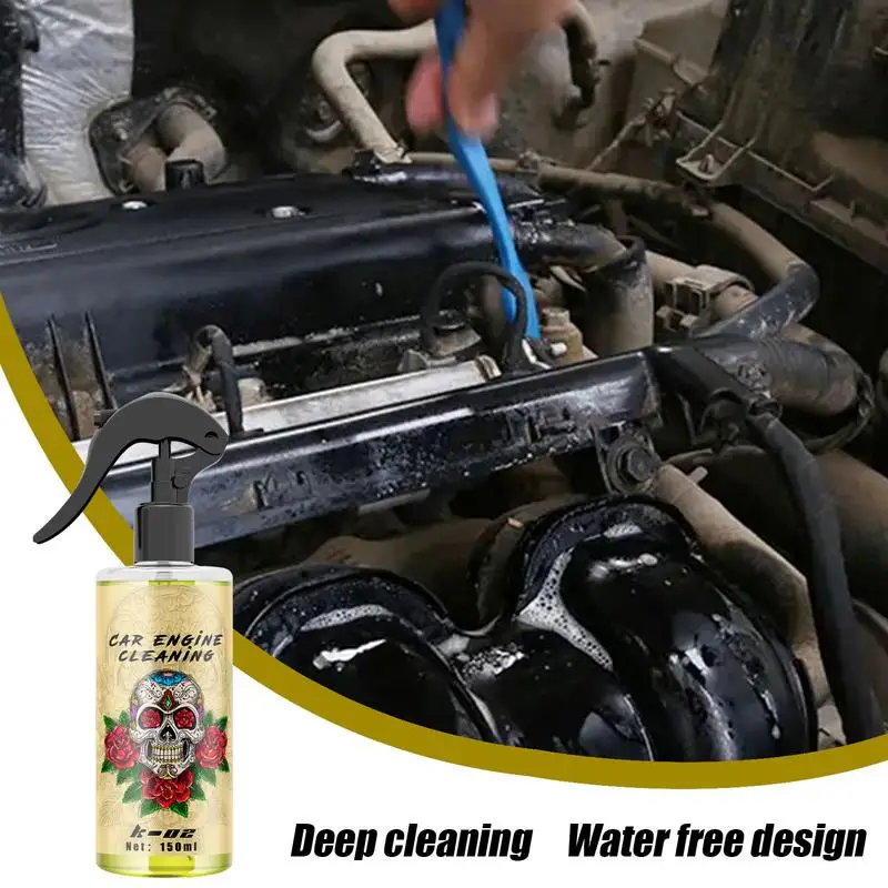 Professional Engine Cleaner 150ml Engine System Cleaner Multipurpose Heavy Duty Effective Engine Grease Remover For Cars Trucks