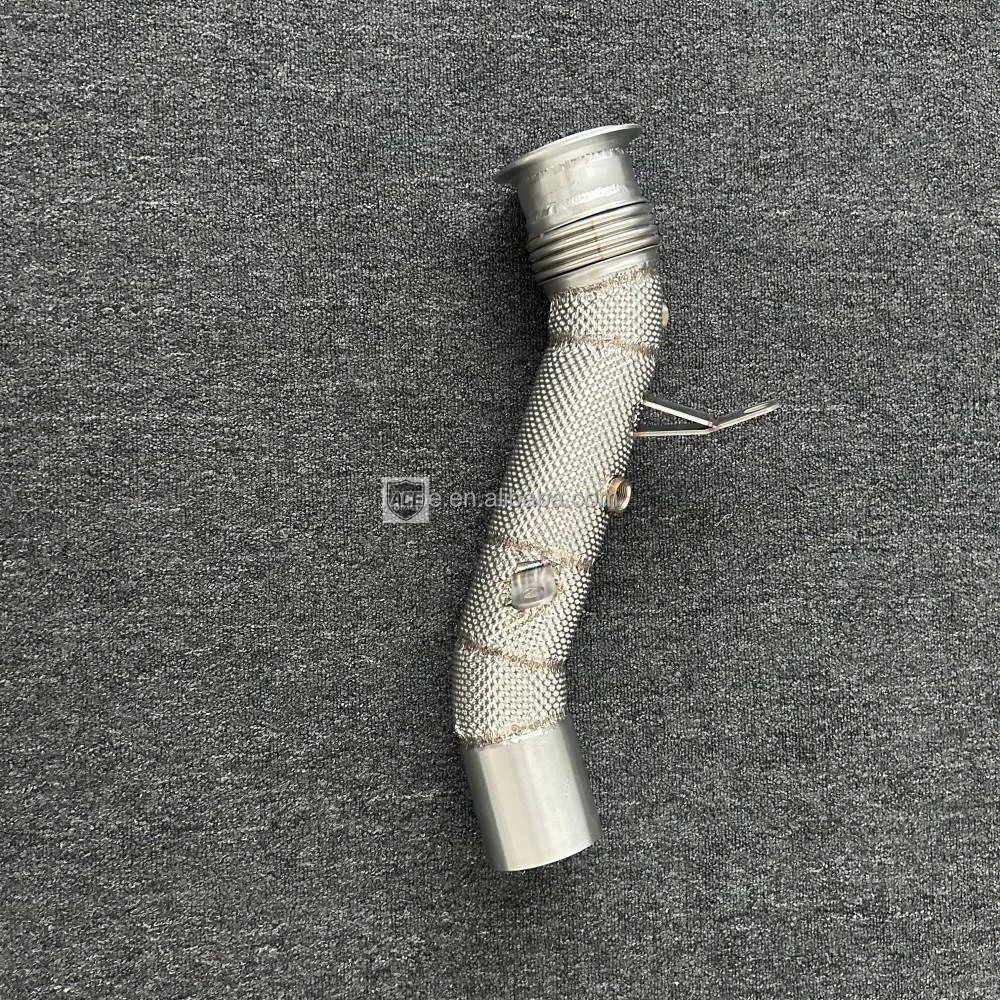 Auspuff-Downpipe für BMW 535i N55 3.0T 2011-2016 304 Edelstahl Performance Racing Hochleistungs-Turbolader-Rohr-Kit-Teil – Detail 4