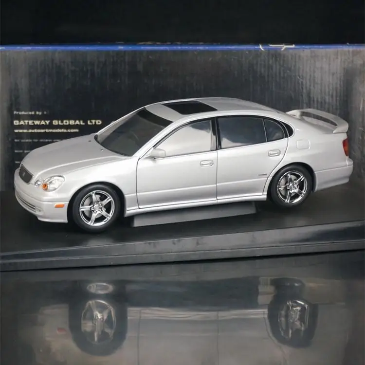 Autoart 1:18 Aristo V300 Silver JDM Simulation Limited Edition All Open Alloy Metal Static Car Model Toy Gift