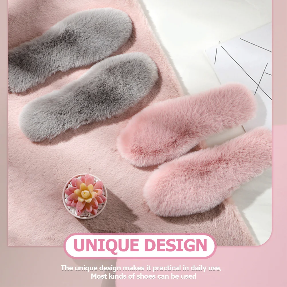 

4Pairs Winter Warm Shoes Insoles Soft Inner Soles for Slippers Boots Walking Hiking Cycling Outdoor Activities