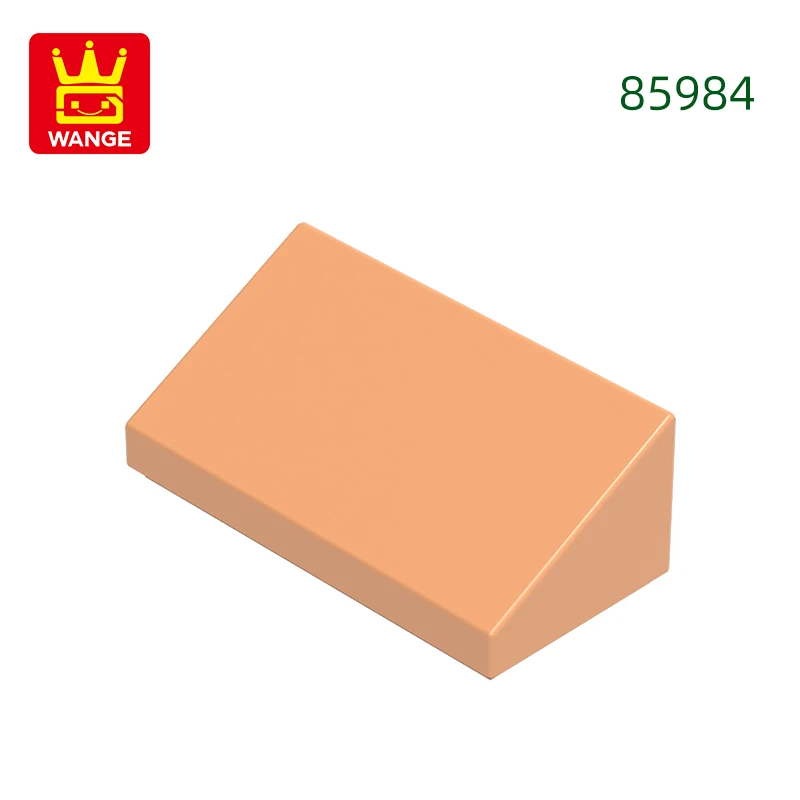 Wange 266 stks/partij 85984 Slope 30 1x2x 2/3 Roff Block Moc Color Accessoires Compatibel Met Brick DIY Kinderspeelgoed Assemblage Onderdelen