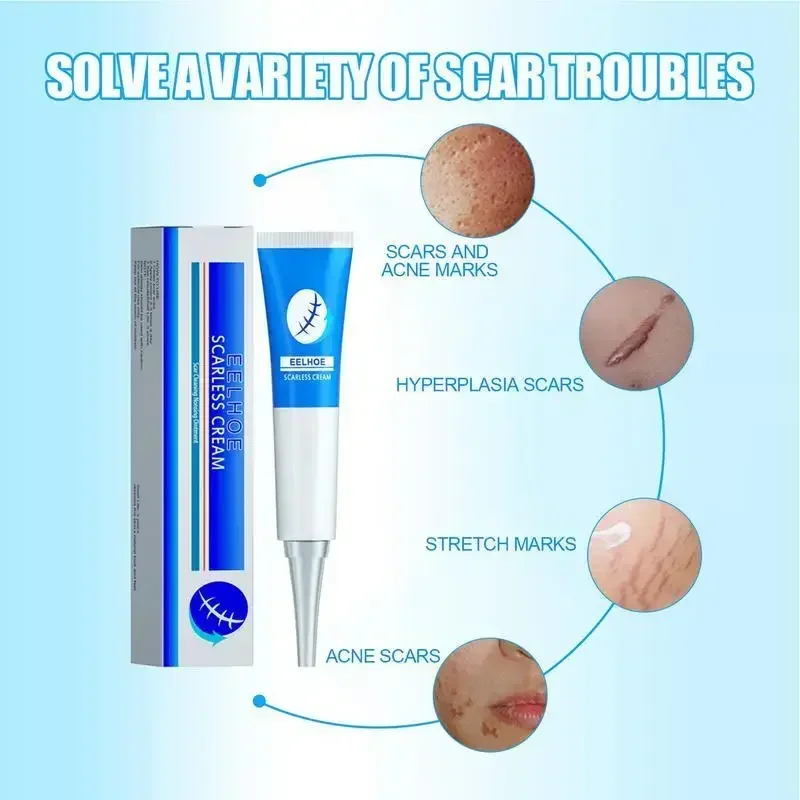 Scar cream gel effective repair surgical scars stretch marks acne pits pockmarks burn scars repair treatment