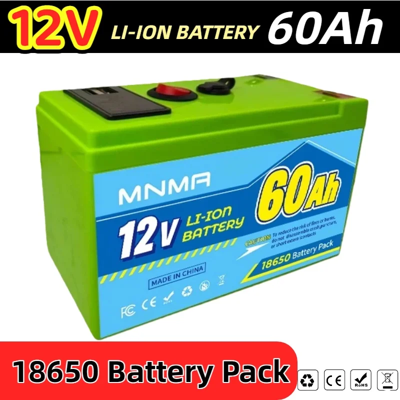 

12V 120Ah LiFePo4 Battery,4000+ Cycles Long Cycle Life Home Energy Storage Solar System,Built-in 100A BMS Temperature protection