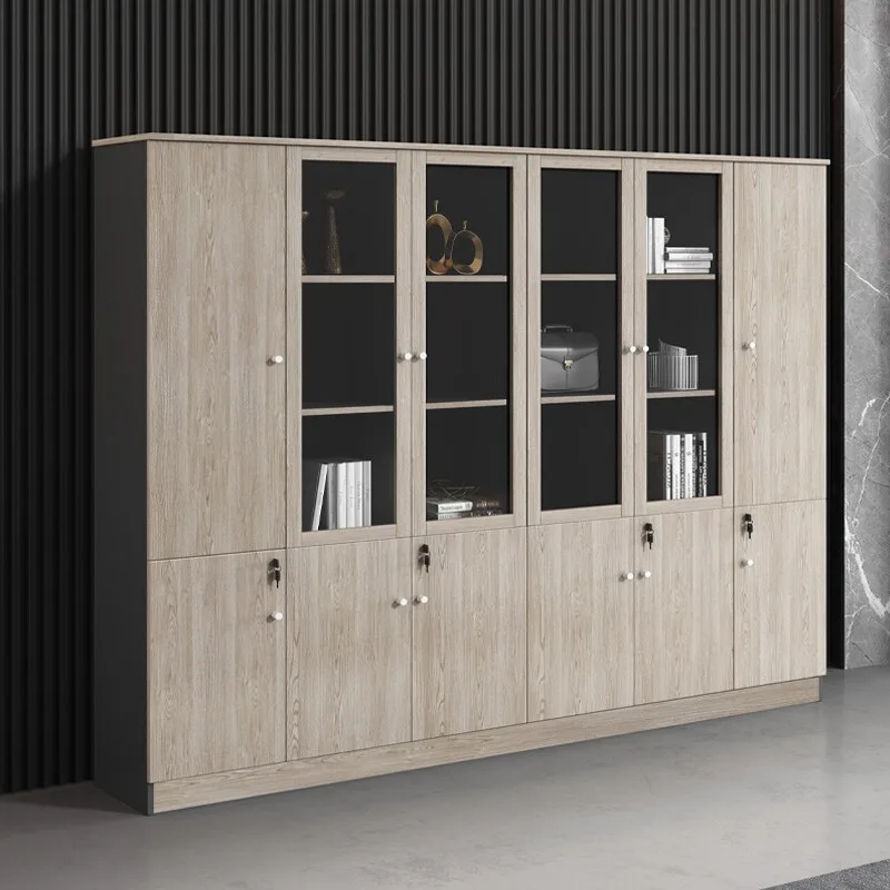High Cabinet Office Information Cabinet Financial Lock File Cabinet, Two Doors