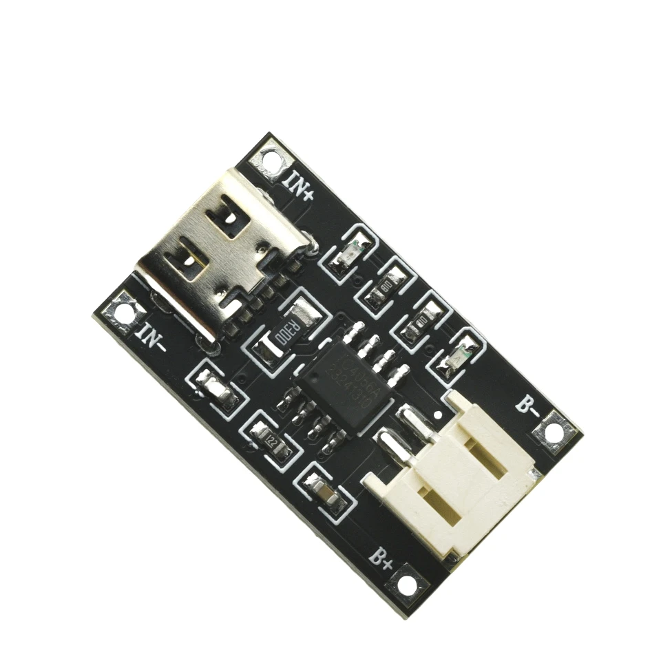 Modulo Di Ricarica TP4056 Per Batterie Li-ion 3.7V – Corrente 1A, Mini USB, Protezione Sovraccarico