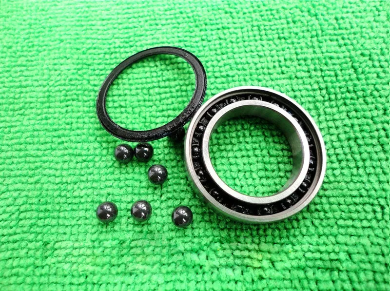 6802 Hybrid Ceramic Bearing 15x24x5 mm ABEC-1 ( 1 PC ) Bicycle Bottom Brackets & Spares 6802RS Si3N4 Ball Bearings