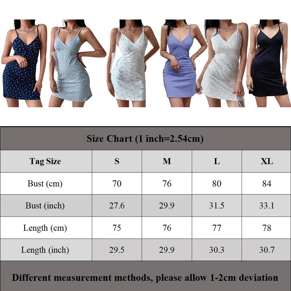 Slip Dress Floral Print Mini Dress Woman Fashion Streetwear Y2k Vintage Boho Sleeveless Sundress Summer Dresses Women's Clothing